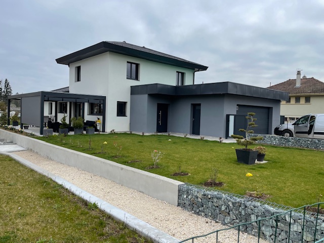 Photo isolation sur ossature bois Rumilly après travaux